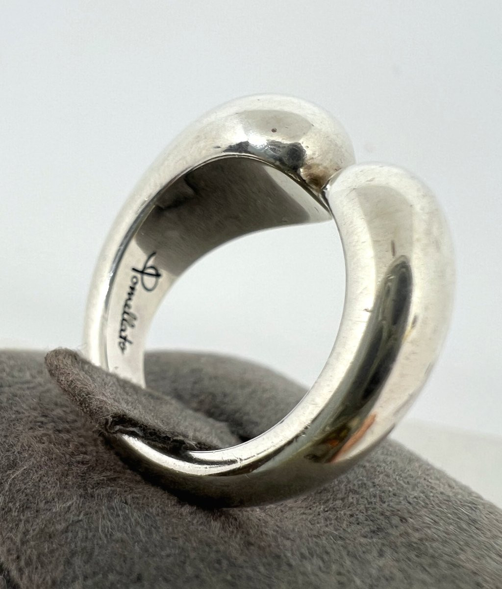 Pomellato anello in argento -photo-2
