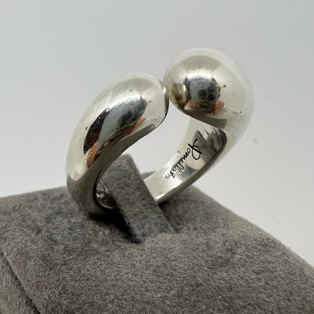 Pomellato anello in argento -photo-4