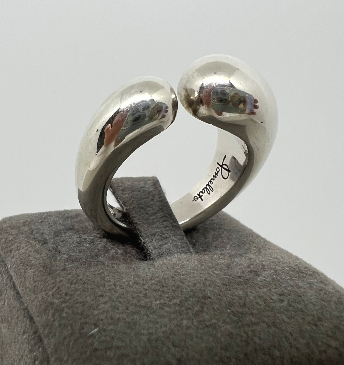 Pomellato anello in argento 