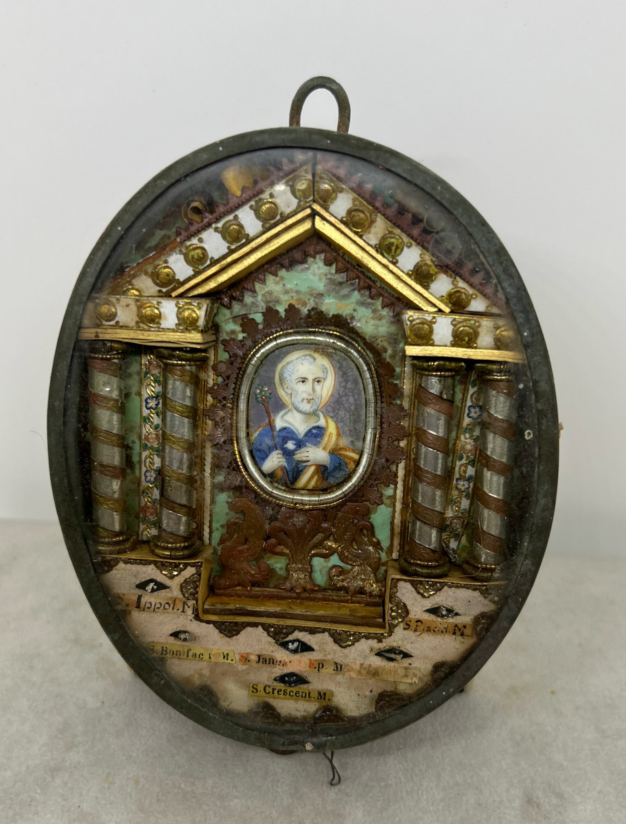 Reliquario fine del XVIII sec. 