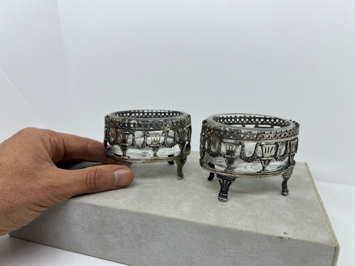 Saliere in argento XIX sec -photo-4