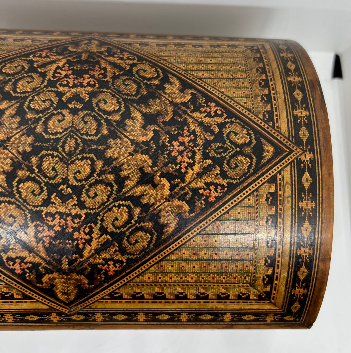 Scatola in legno intarsiato XIXs ec-photo-3