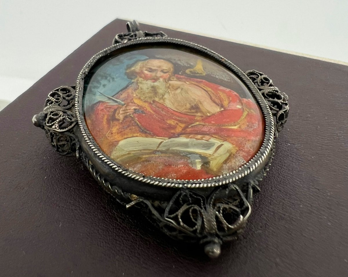 Ciondolo Reliquario XVIII sec.-photo-2
