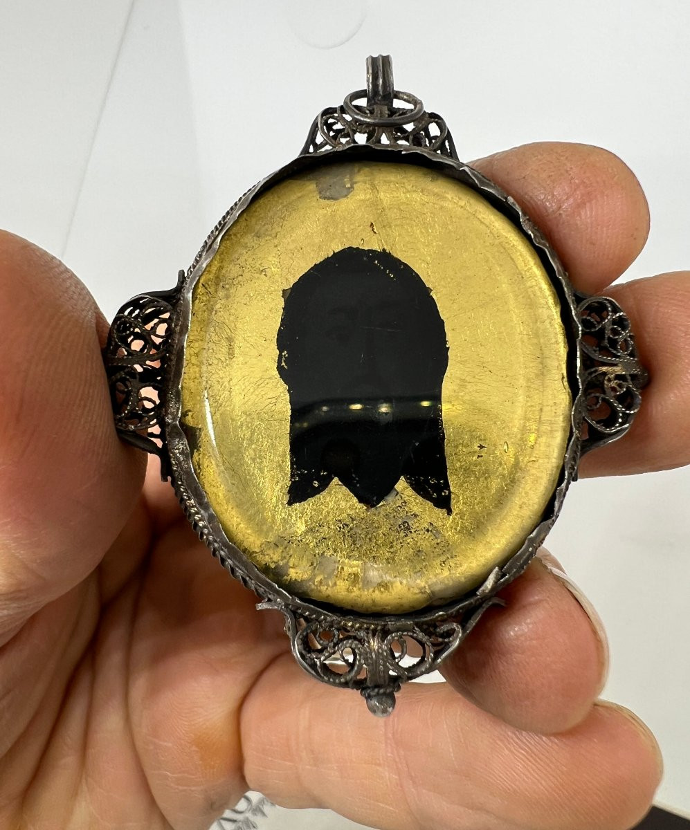 Ciondolo Reliquario XVIII sec.-photo-4