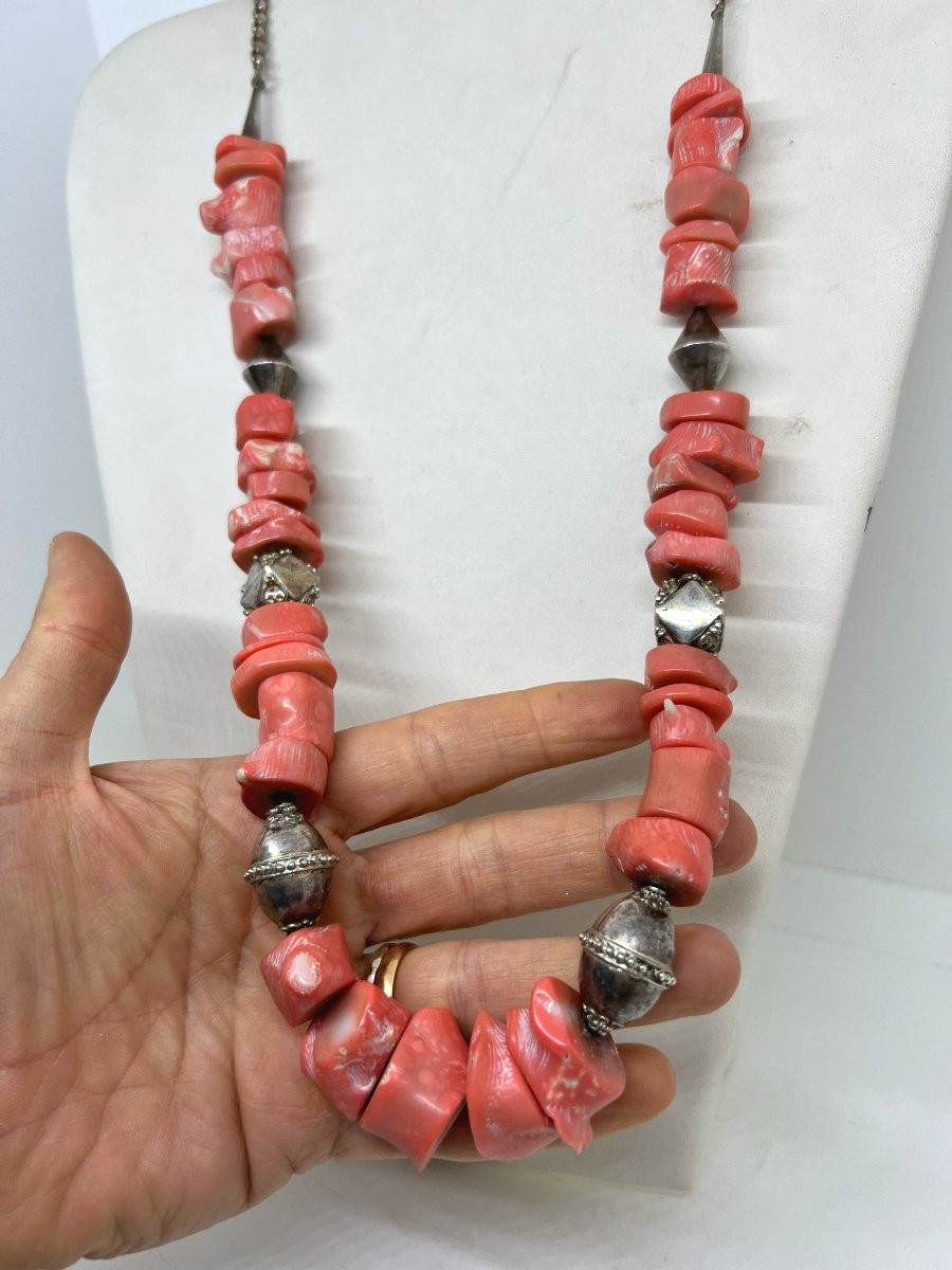 Africa del Nord XX sec corallo e argento -photo-1