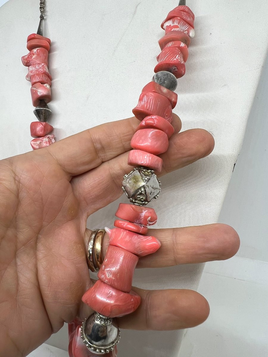 Africa del Nord XX sec corallo e argento -photo-2