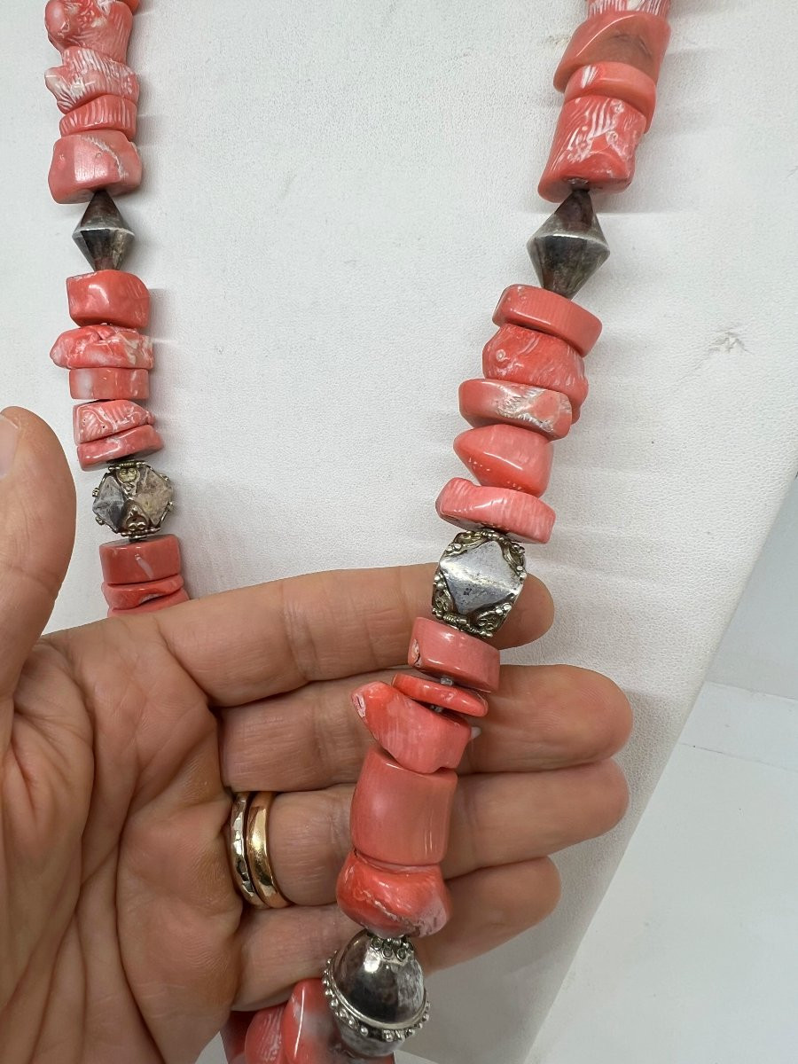 Africa del Nord XX sec corallo e argento -photo-3