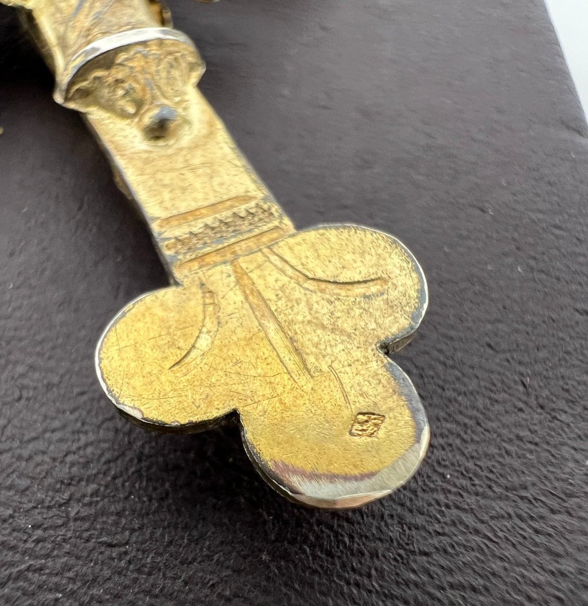 Francia fine del XIX sec argento dorato-photo-2