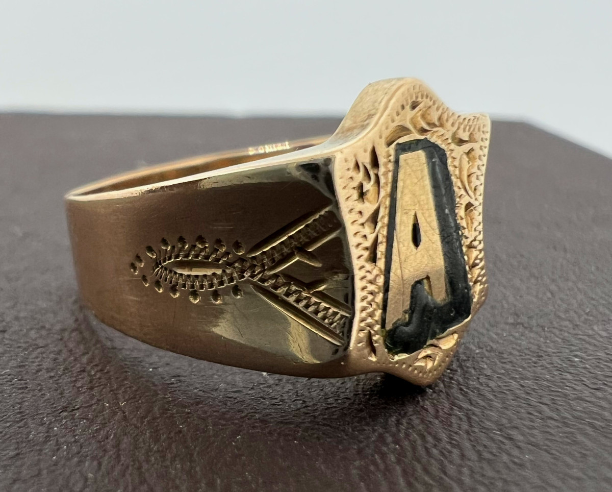 Francia fine del XIX sec oro 9 kt