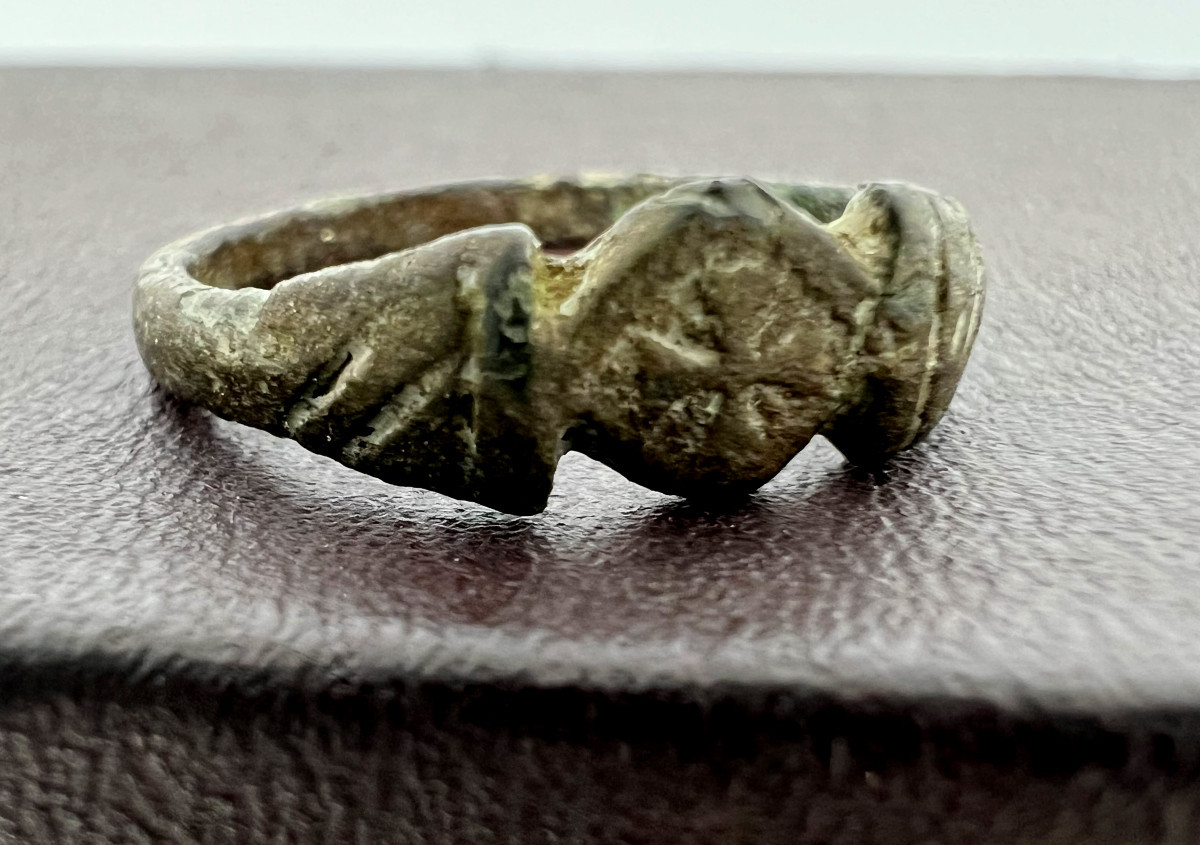 Anello Medioevale in bronzo XV sec.