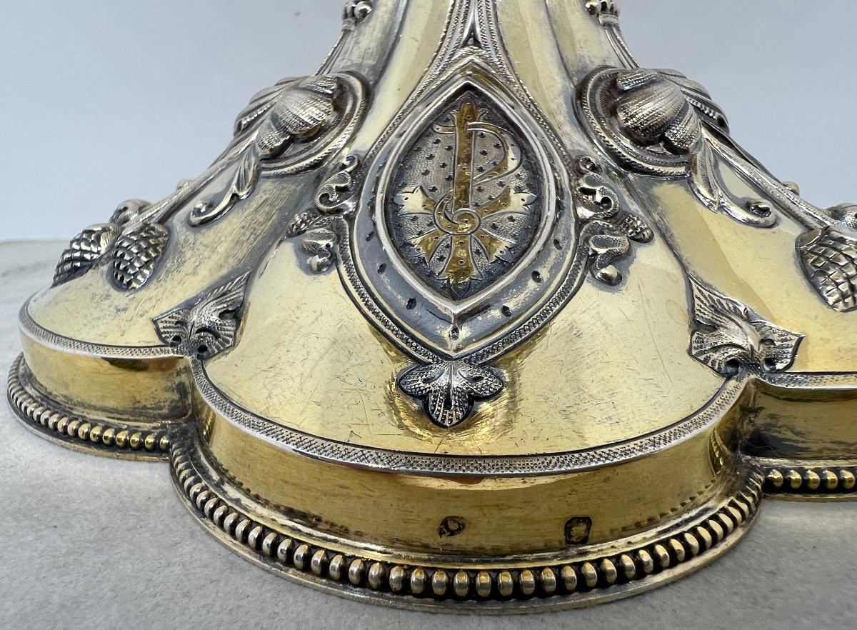Francia fine del XIX sec argento dorato-photo-3