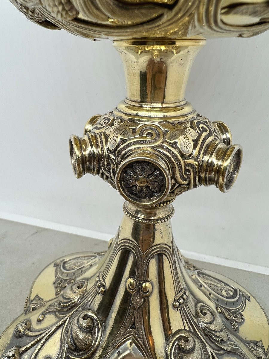Francia fine del XIX sec argento dorato-photo-3