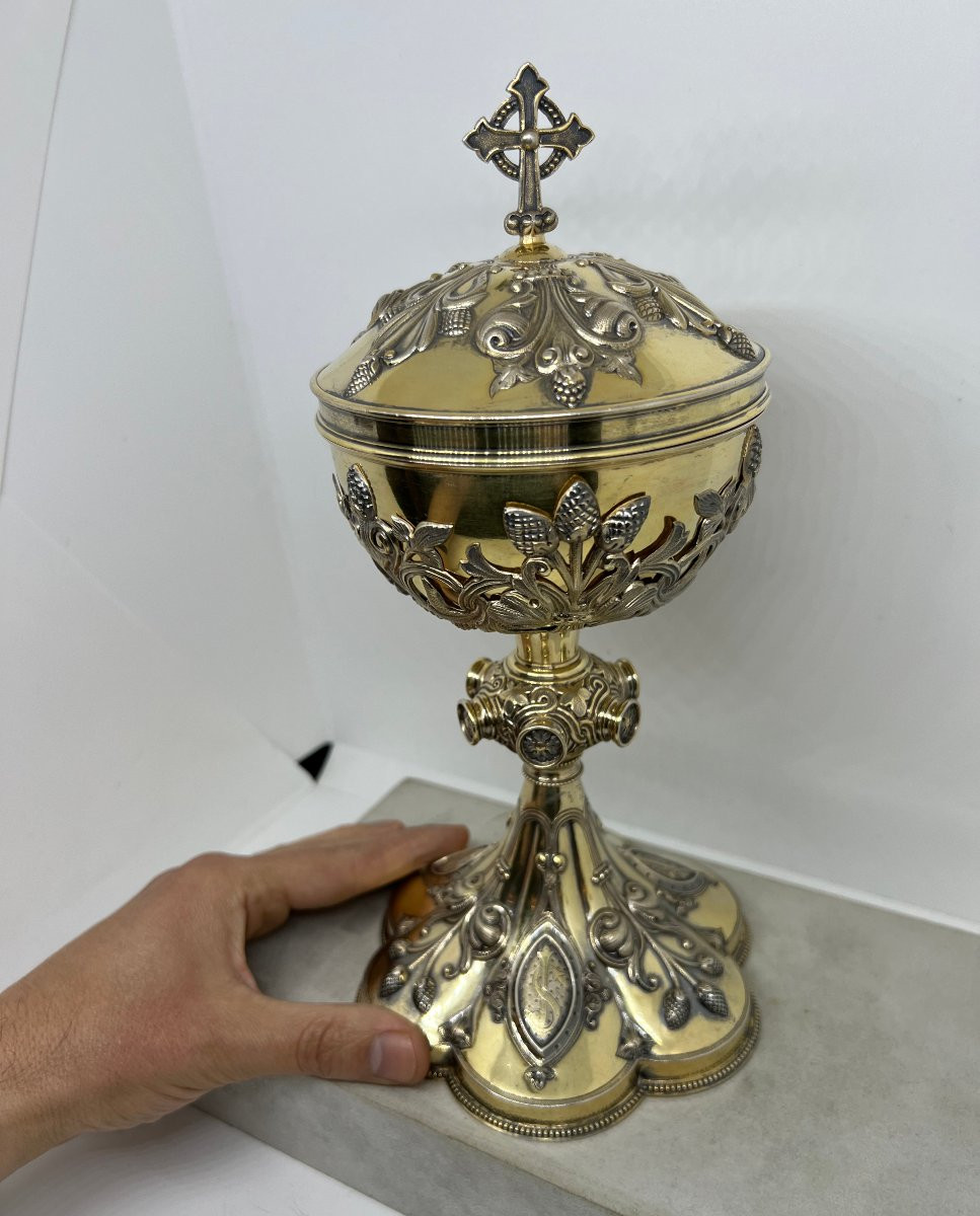 Francia fine del XIX sec argento dorato-photo-7