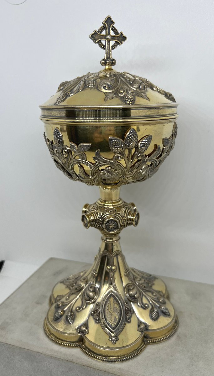 Francia fine del XIX sec argento dorato-photo-8