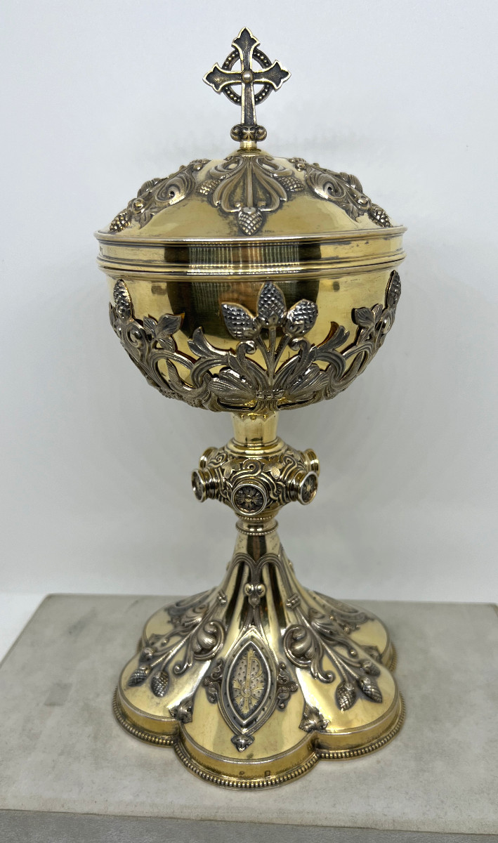 Francia fine del XIX sec argento dorato