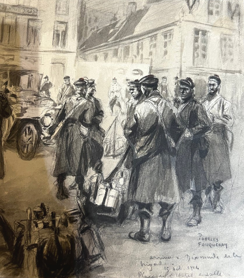 D.Charles Fouqueray 1969-1956 disegno-photo-2
