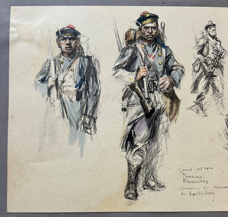 D.Charles Fouqueray 1969-1956 disegno-photo-2
