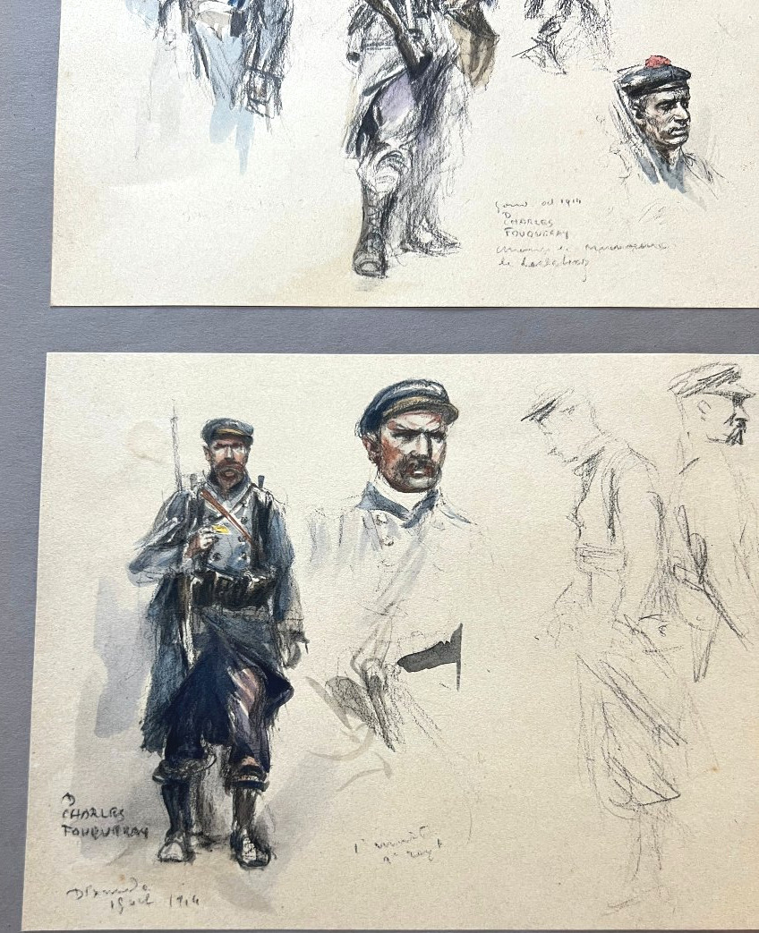 D.Charles Fouqueray 1969-1956 disegno-photo-3
