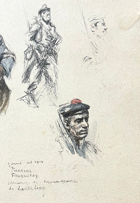 D.Charles Fouqueray 1969-1956 disegno-photo-3