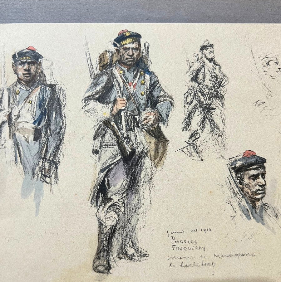D.Charles Fouqueray 1969-1956 disegno-photo-4