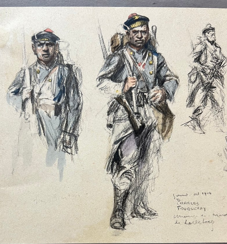D.Charles Fouqueray 1969-1956 disegno-photo-5