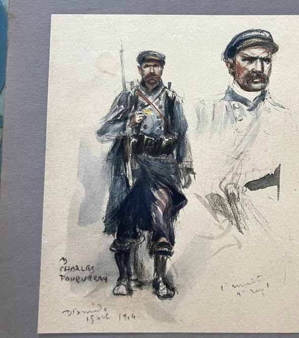 D.Charles Fouqueray 1969-1956 disegno-photo-6