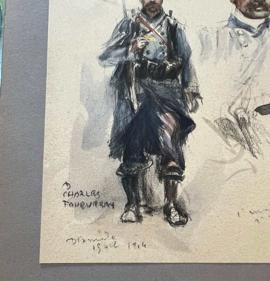 D.Charles Fouqueray 1969-1956 disegno-photo-7