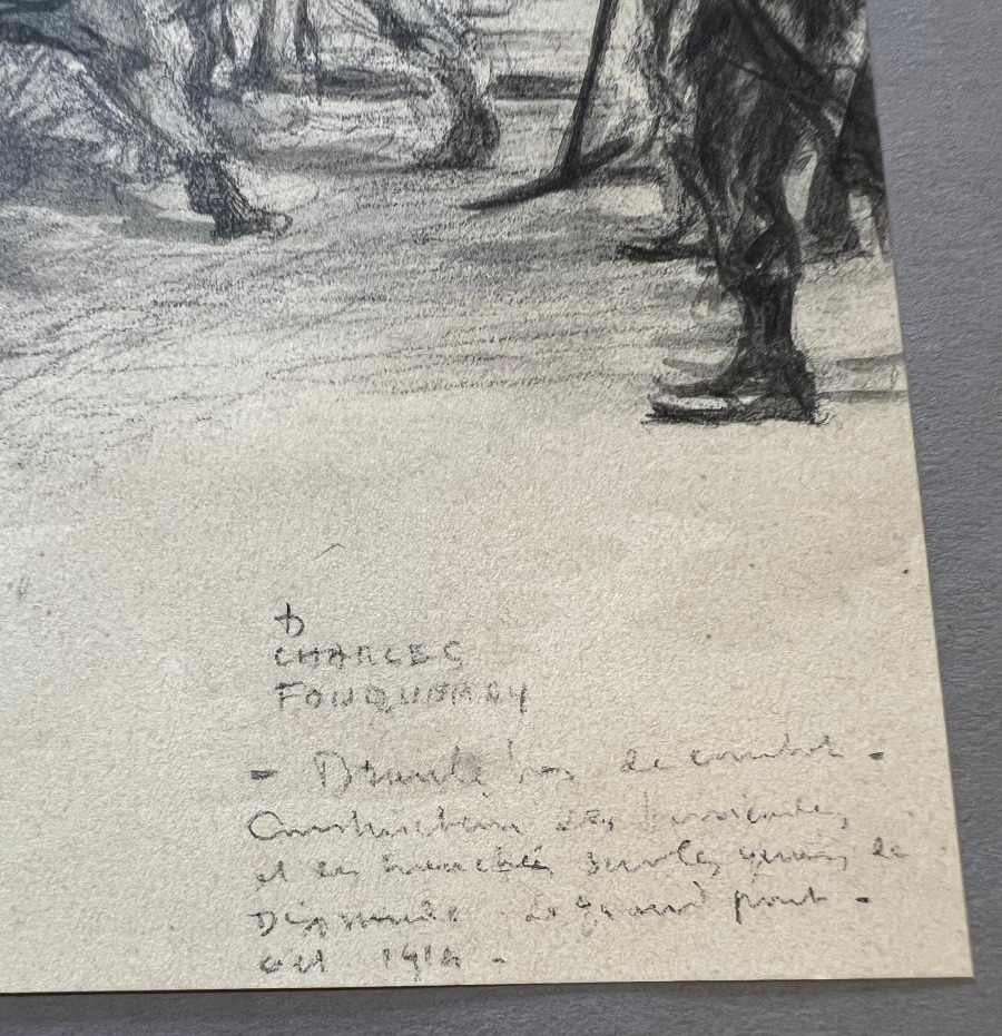 D.Charles Fouqueray 1869-1956 disegno-photo-2