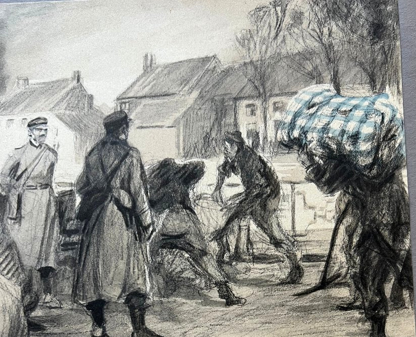 D.Charles Fouqueray 1869-1956 disegno-photo-3