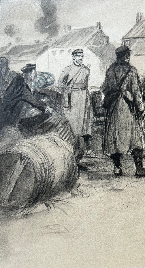 D.Charles Fouqueray 1869-1956 disegno-photo-2
