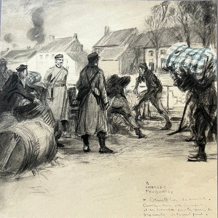 D.Charles Fouqueray 1869-1956 disegno-photo-3