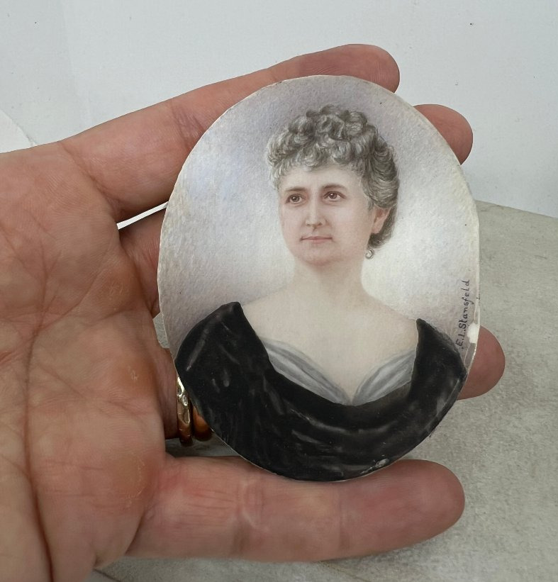 Ellen Louisa Stansfeld (1858-1944) miniatura -photo-4