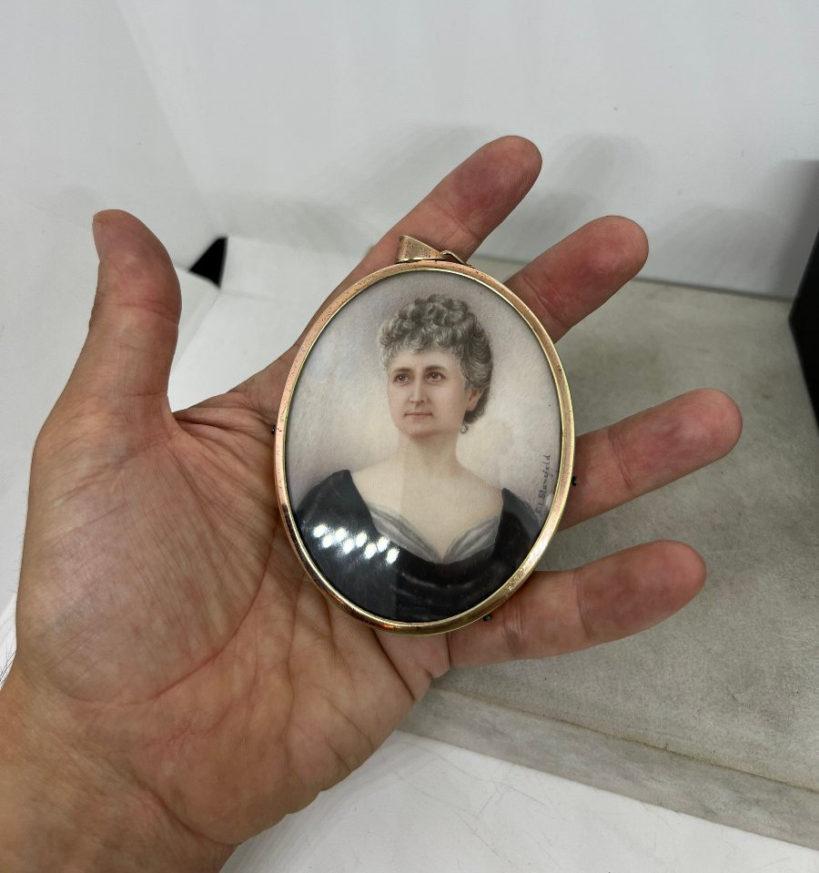 Ellen Louisa Stansfeld (1858-1944) miniatura -photo-5