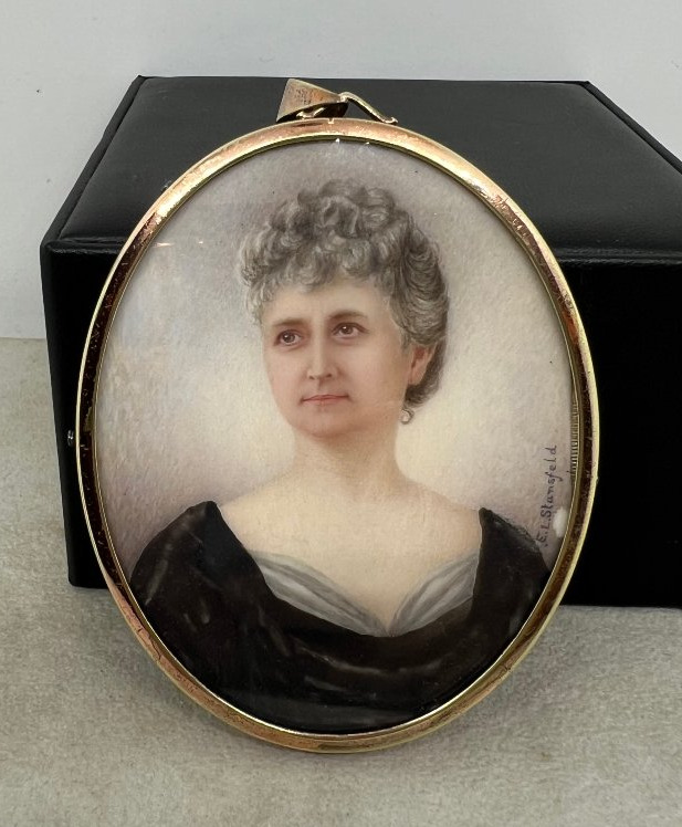 Ellen Louisa Stansfeld (1858-1944) miniatura 