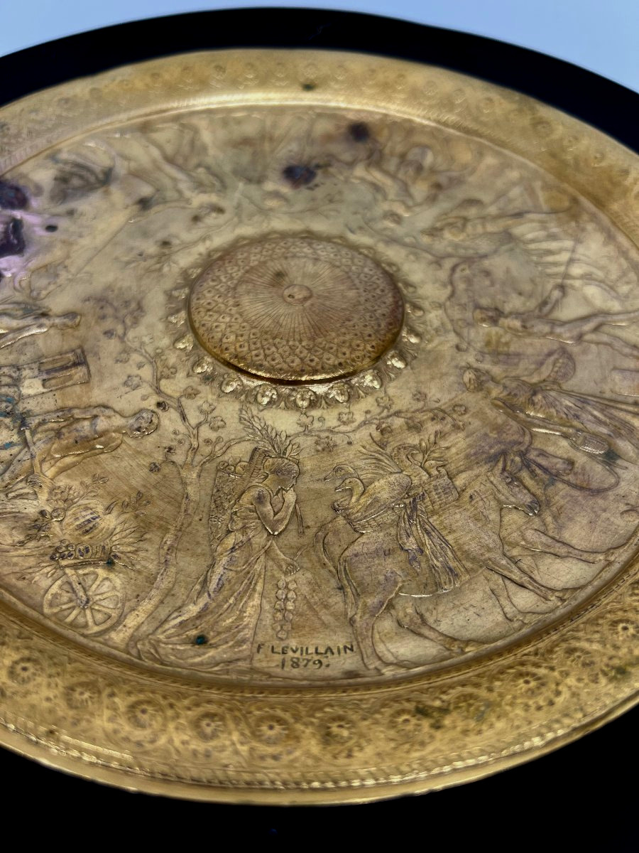 F.Barbedienne F.Levillain XIX bronzo-photo-3