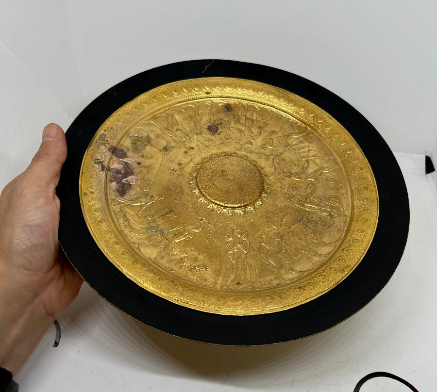 F.Barbedienne F.Levillain XIX bronzo-photo-3
