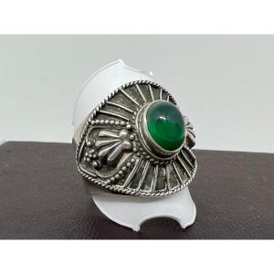 Anello in argento India XX sec.