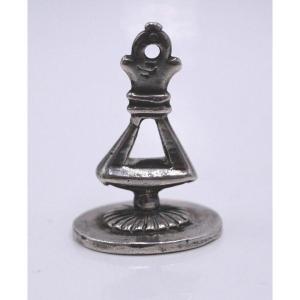 Stamp For Correspondence In Sterling Silver 18th Century