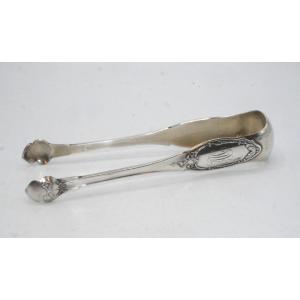 Solid Silver Sugar Tongs