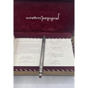 Solid Silver Fountain Pen By Omas