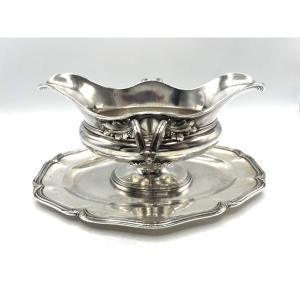 Sauce Boat In Sterling Silver By Cardeilhac