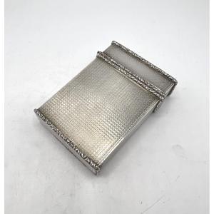 Solid Silver Card Case, 19th Century, England