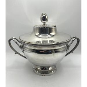 Soup Tureen In 18th Century Sterling Silver