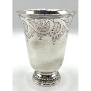 Timbale In Sterling Silver, 19th Century