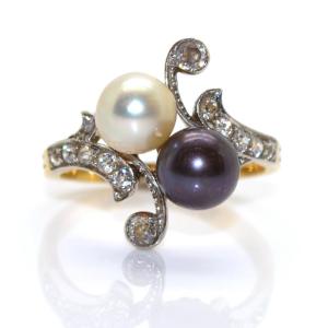 Pearl Toi Et Moi Ring