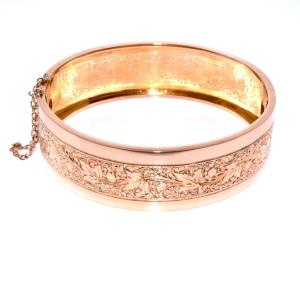 Antique Gold Cuff Bracelet