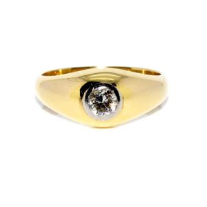 Gold And Diamond Ring