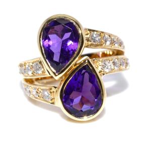 Vintage Toi & Moi Ring