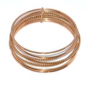 Vintage 7 Bands Bangles Bracelet