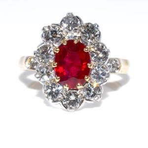 Pompadour Ruby Ring
